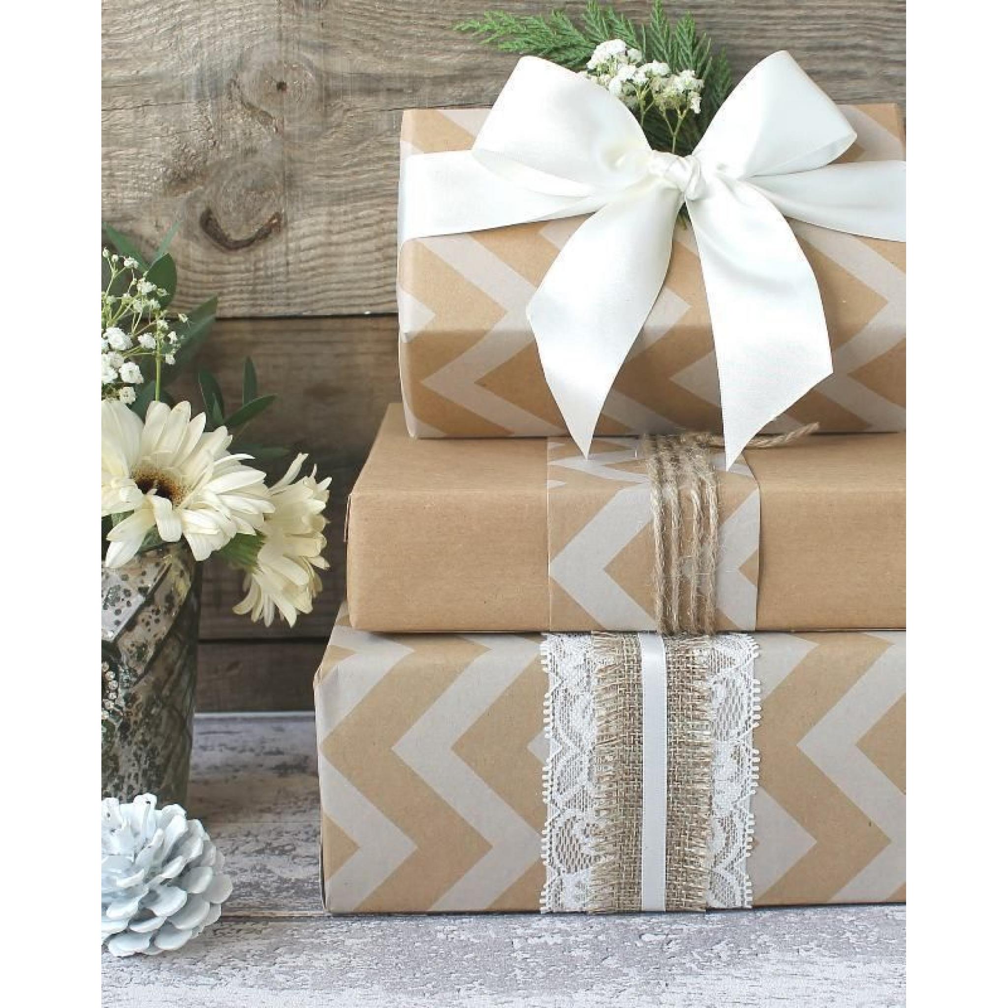 chevron gift wrapping paper